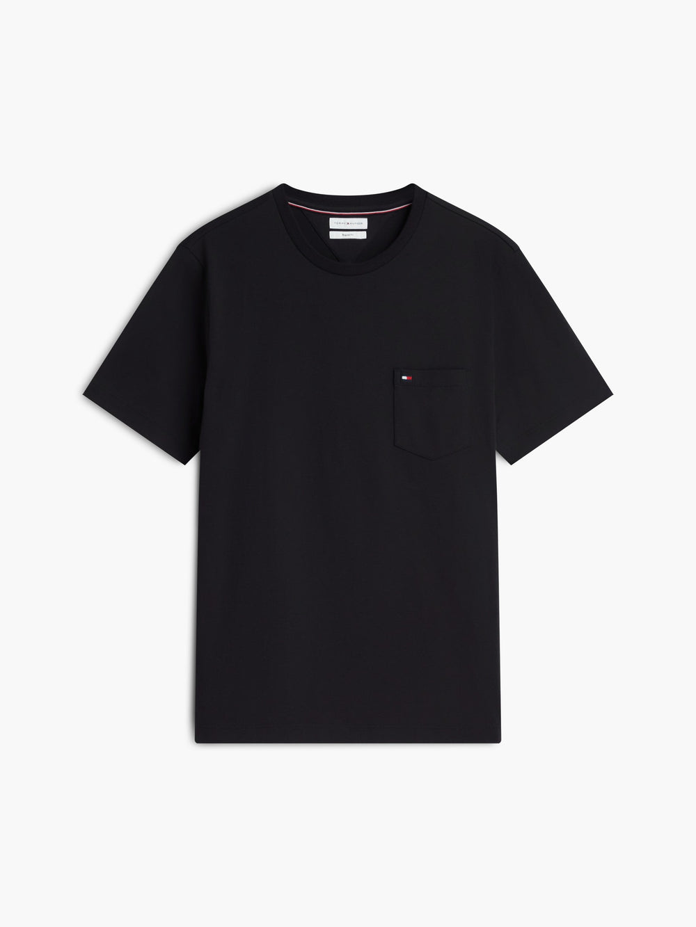 Regular Fit Solid Pocket Tshirt