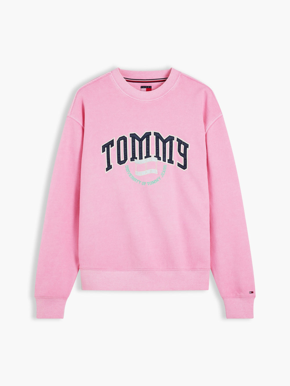 Relaxed Fit Terry Crew Neck Sweatshirt