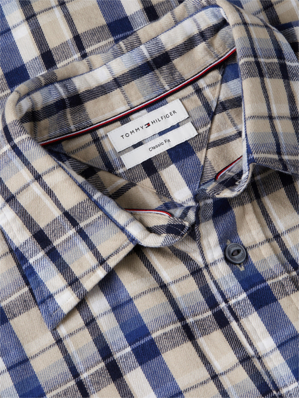 Boxy Fit Check Flannel Shirt