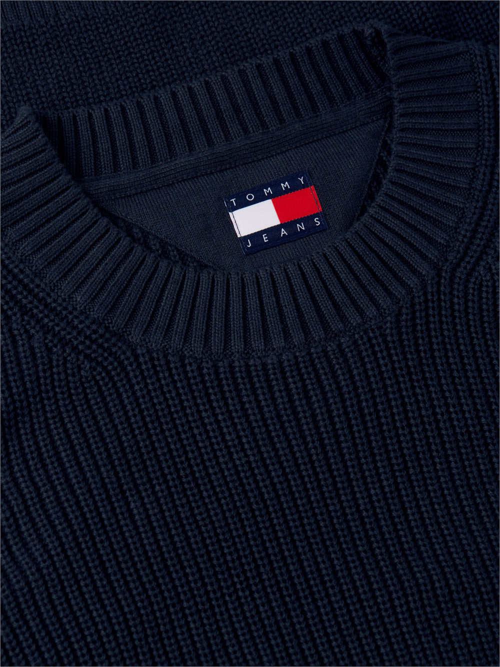Regular Fit Badge Loose Knit Pullover