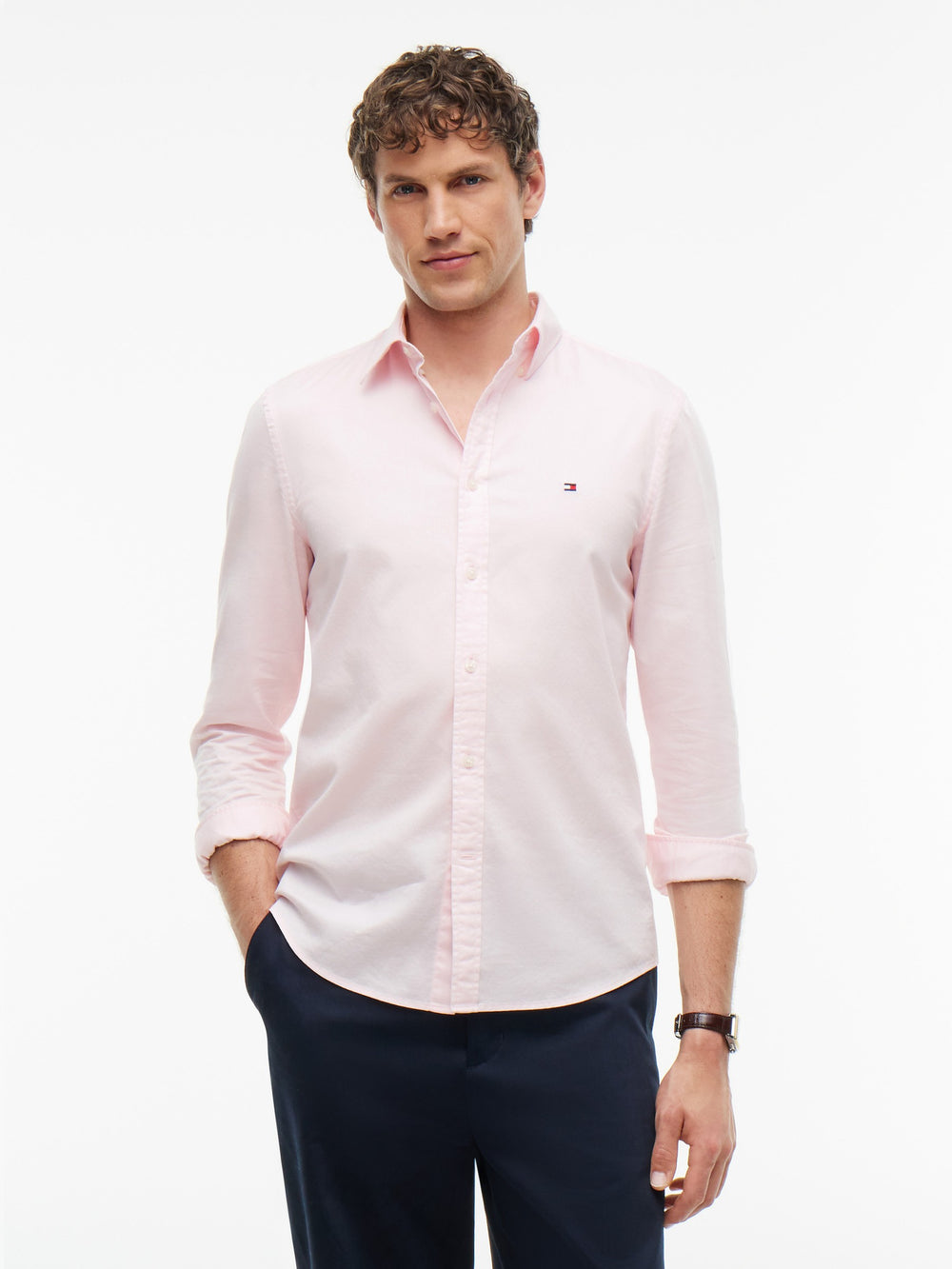 Slim Fit Texture Dobby Shirt
