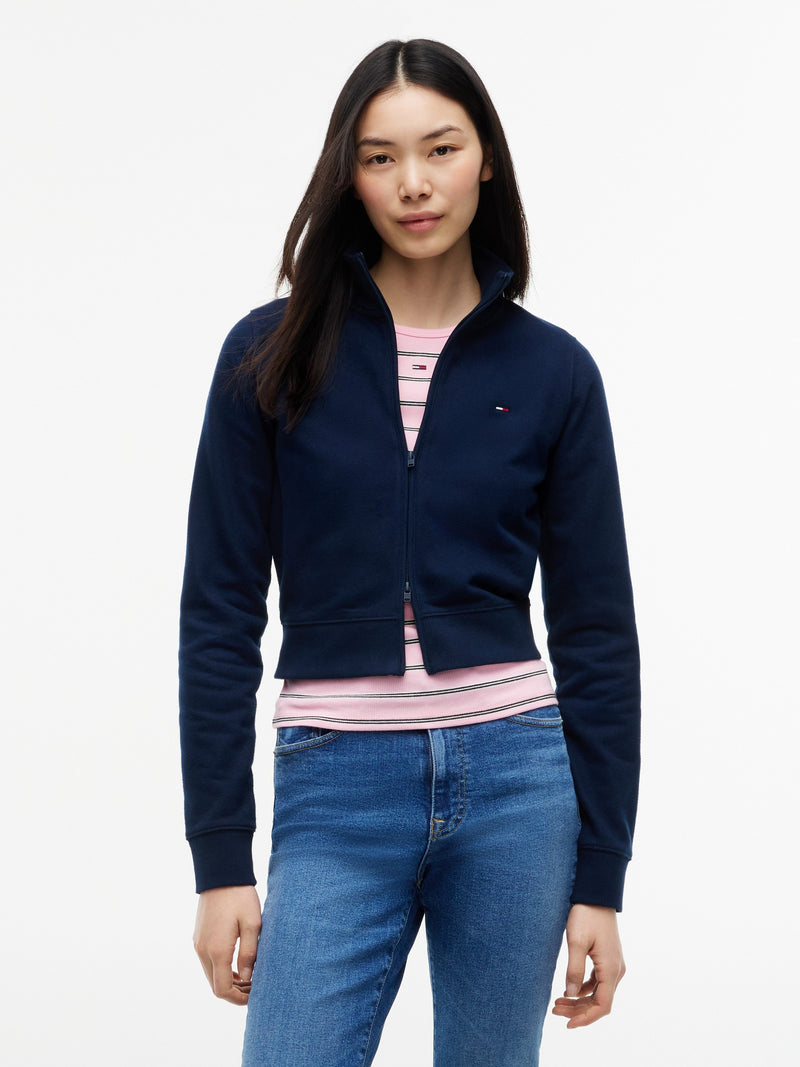 Slim Fit Fleece Zip Thru