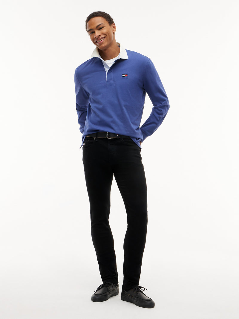 Austin Slim Tapered Clean Black Jeans