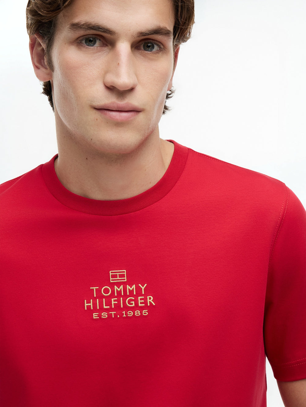 Regular Fit Embroidered Interlock Tshirt