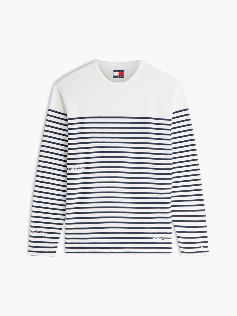 Regular Fit Stripe Long Sleeve T-Shirt