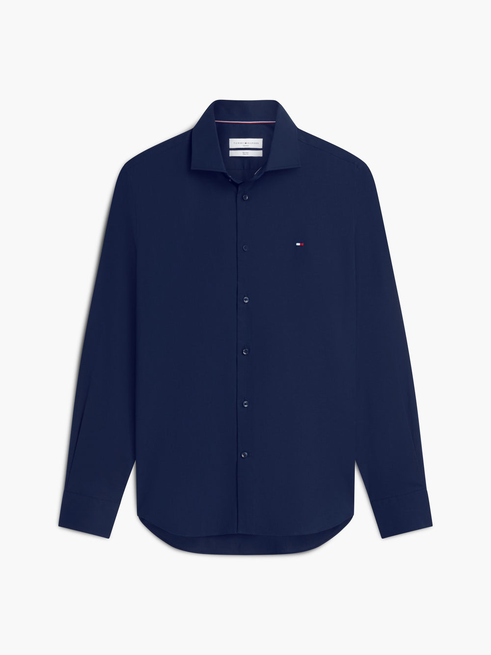 Slim Fit Solid Poplin Shirt