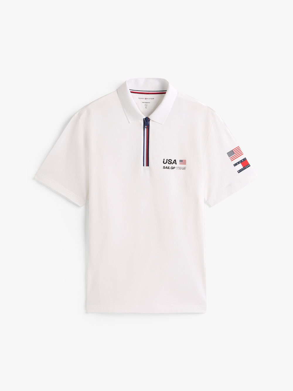 Relaxed Fit 1/4 Zip Polo