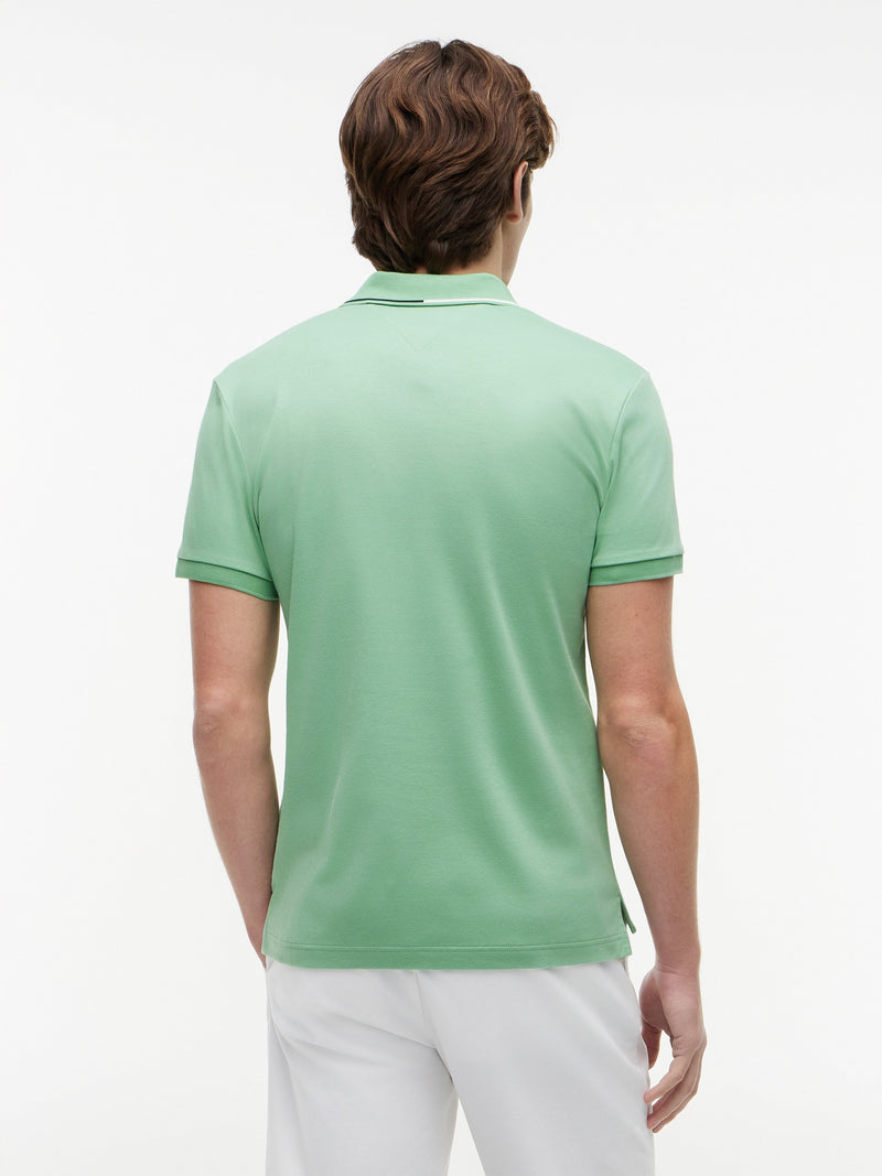 Slim Fit Interlock Polo