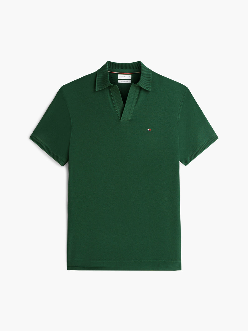 Johnny Collar Crepe Polo