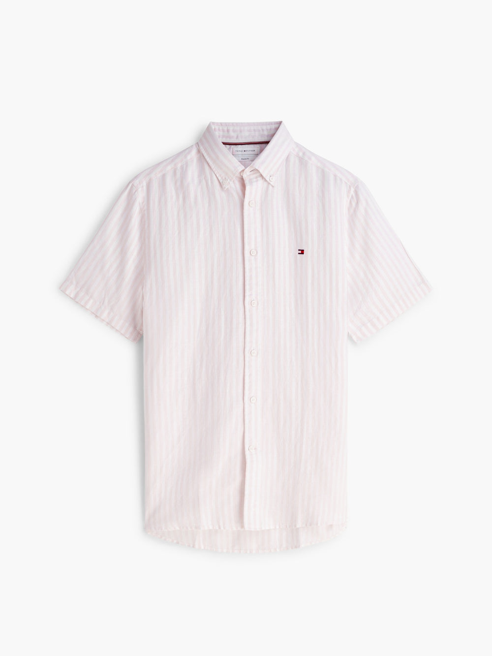 Regular Fit Stripe Ctn Linen Shirt