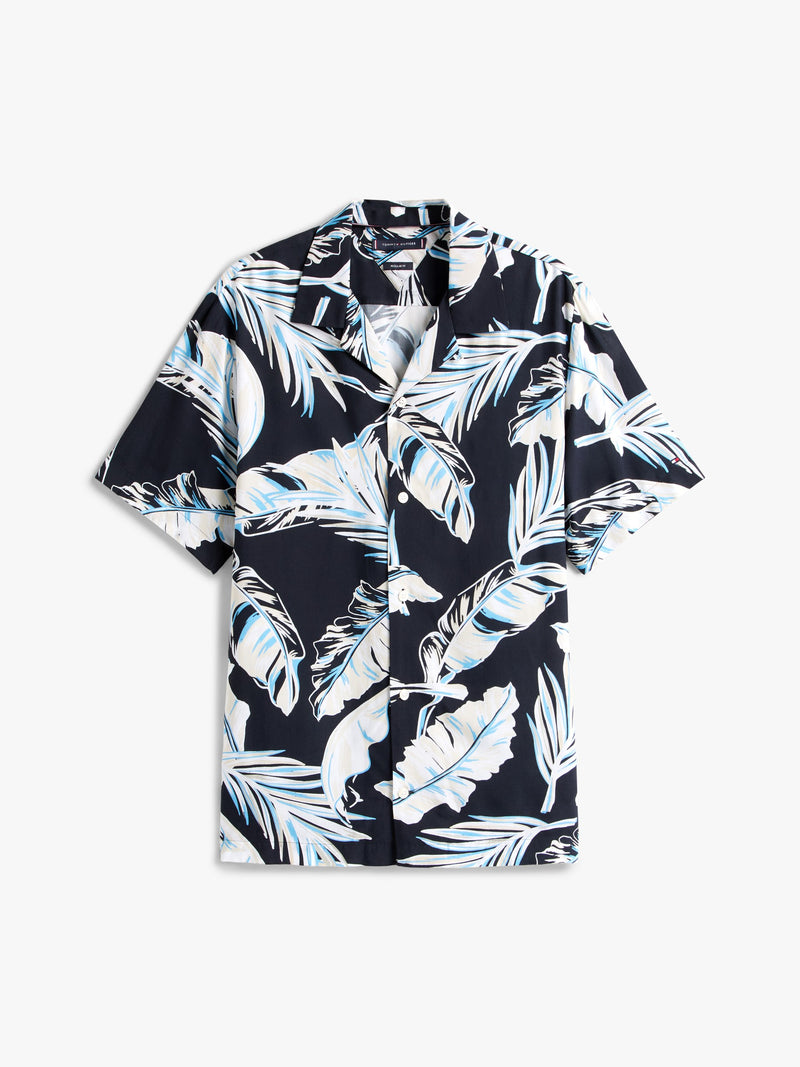 Regular Fit Poplin Print Shirt