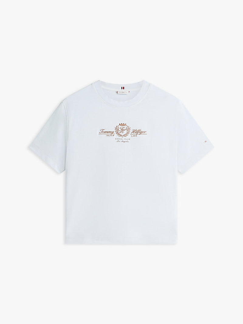 Solid Relaxed Fit Short Sleeve Cotton Jersey T-Shirt