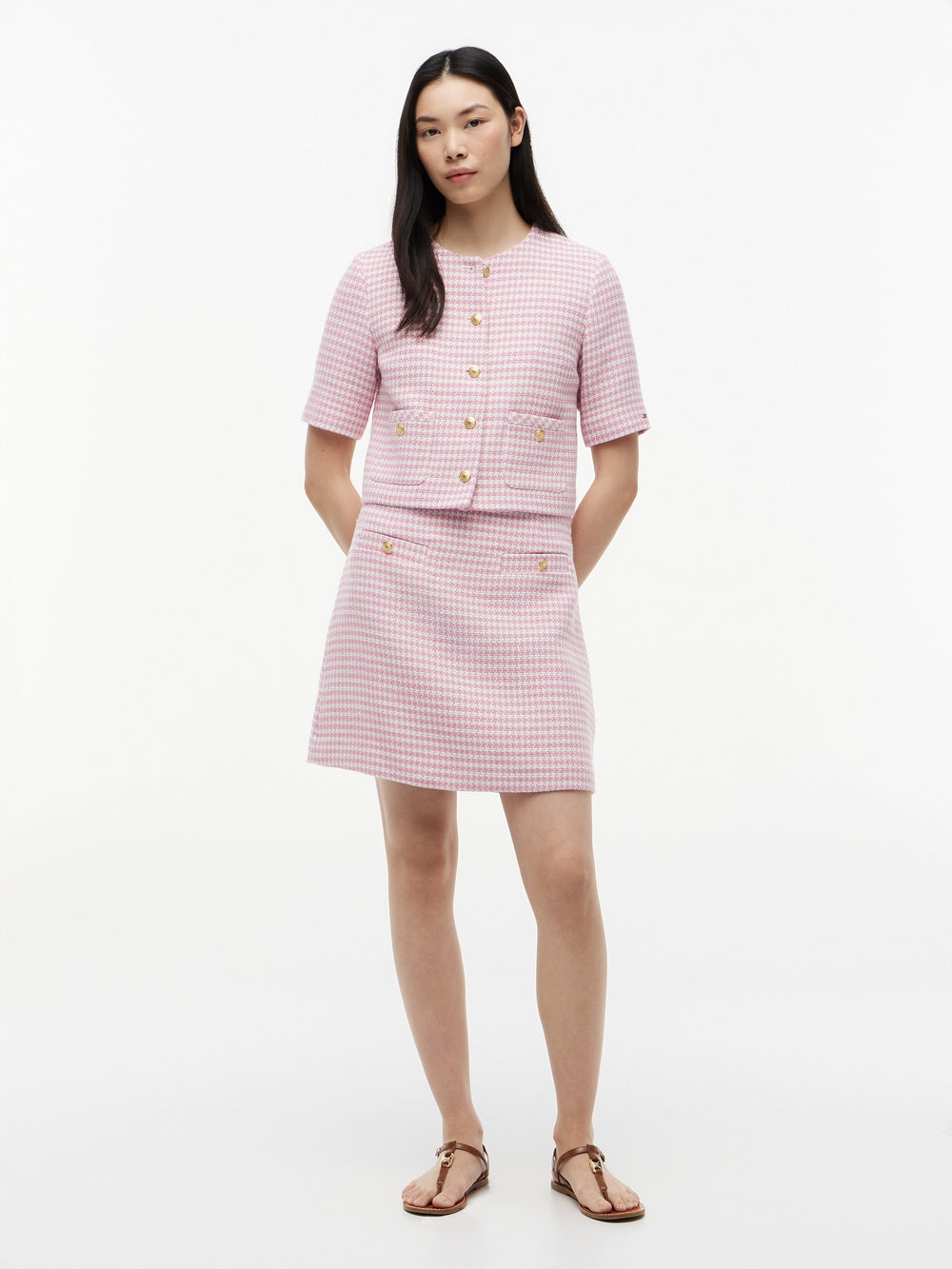 Women Solid A-Line Skirt