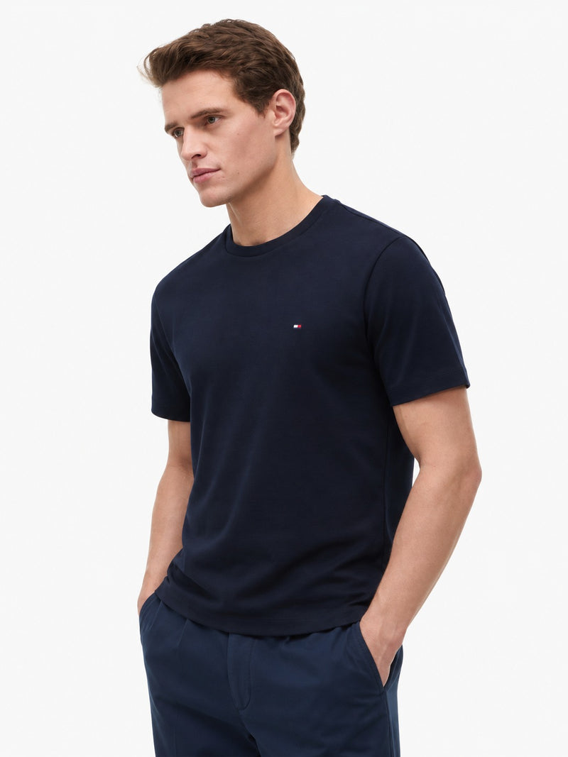 Regular Fit Solid Interlock Tshirt