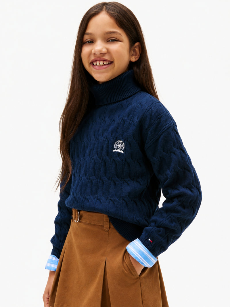 Kids High Neck Sweater
