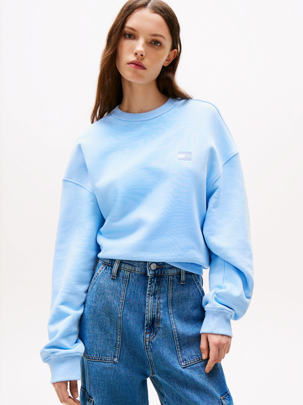 Relaxed Fit Terry Pullover
