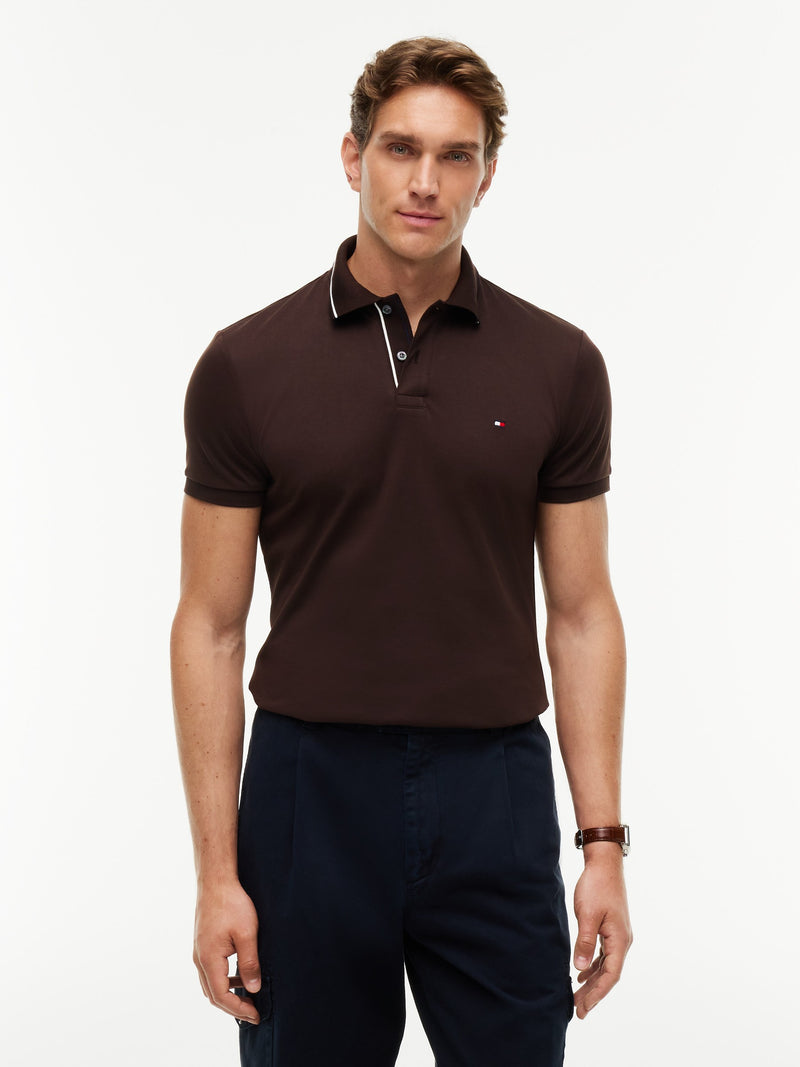 Slim Fit Interlock Polo
