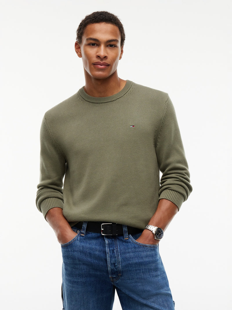Slim Fit Essential Loose Knit Pullover