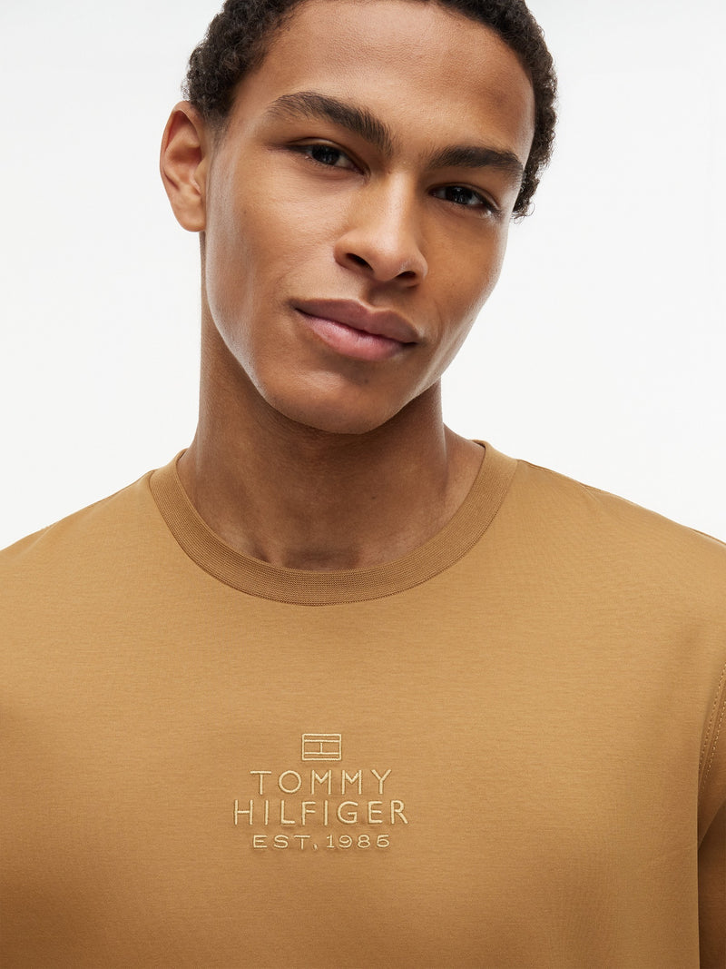 Regular Fit Embroidered Interlock Tshirt
