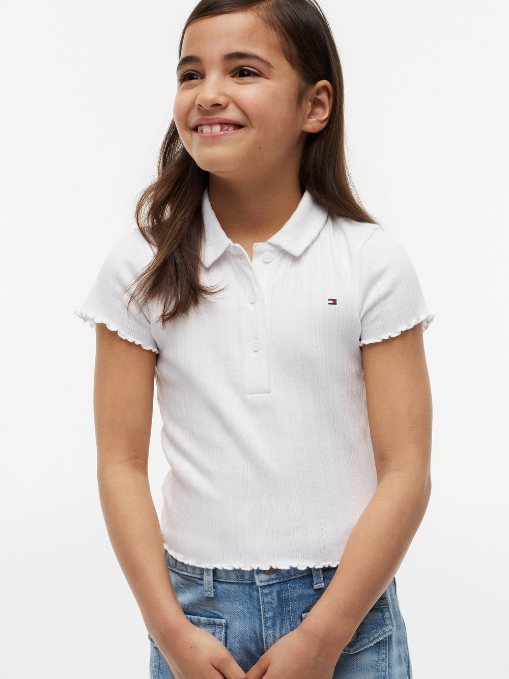 Kids Pointelle Polo