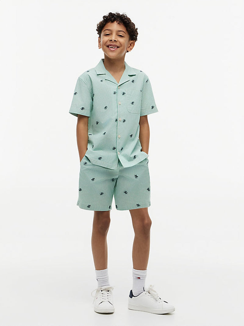 Kids Poplin Stretch Shirt