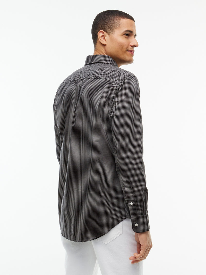 Regular Fit Check Poplin Shirt