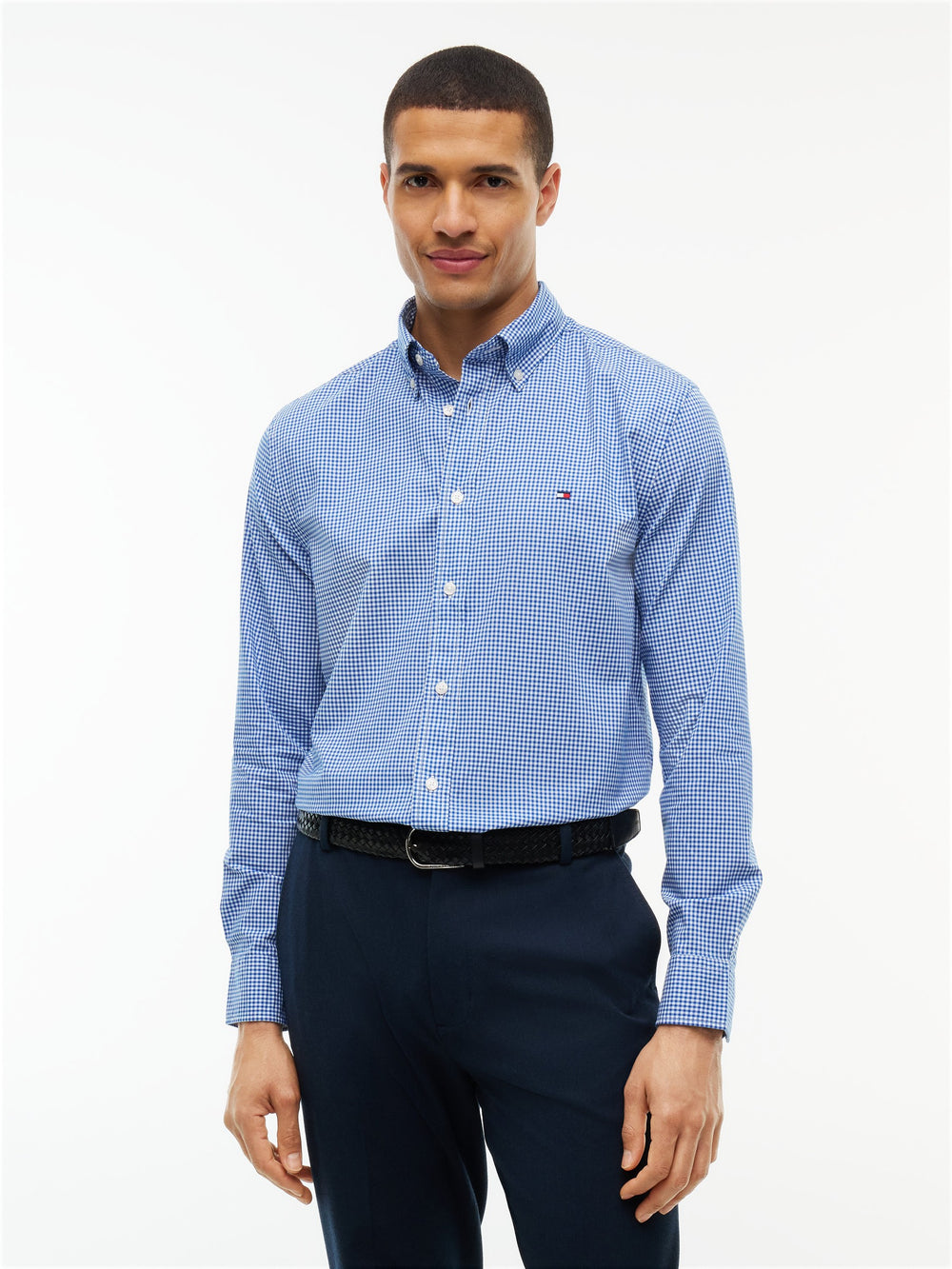 Regular Fit Check Poplin Shirt