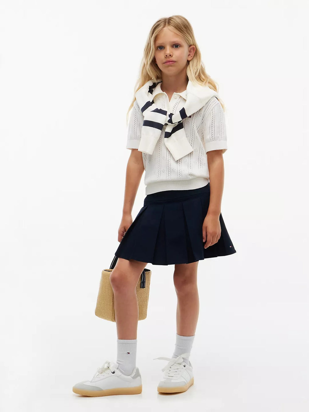 Kids Pointelle Polo