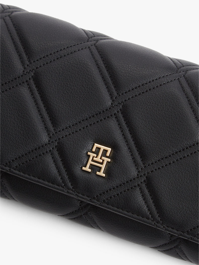 Embossed Pu Wallet On Sling Wallet
