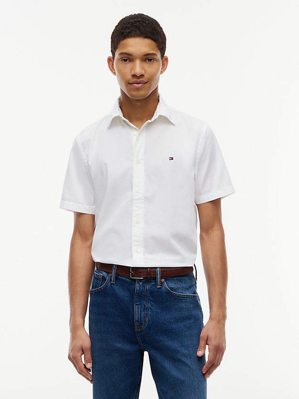 Regular Fit Poplin Solid Shirt