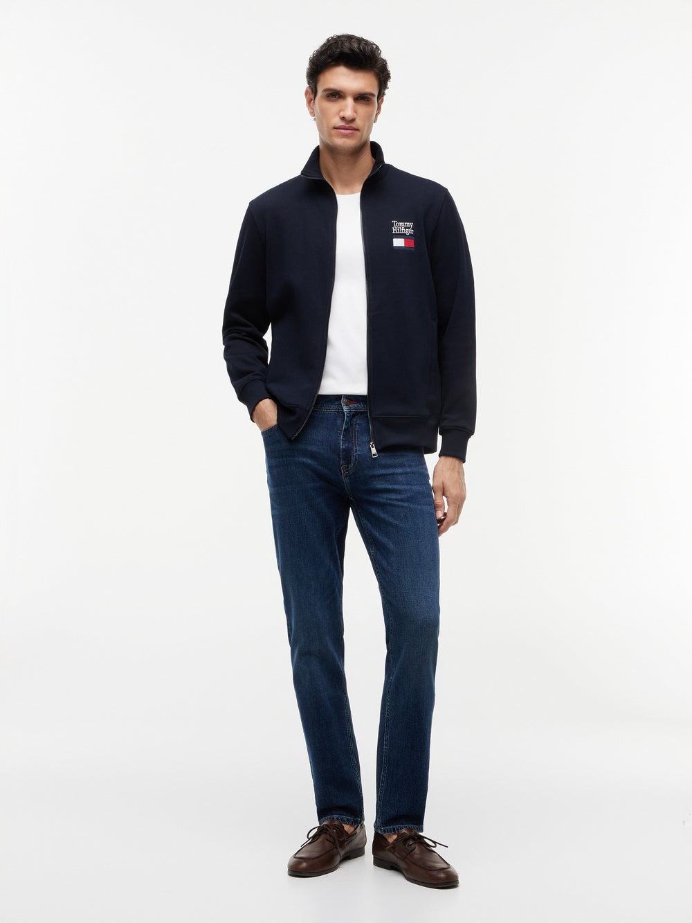 Regular Fit Fleece Zipper Sweatshirt