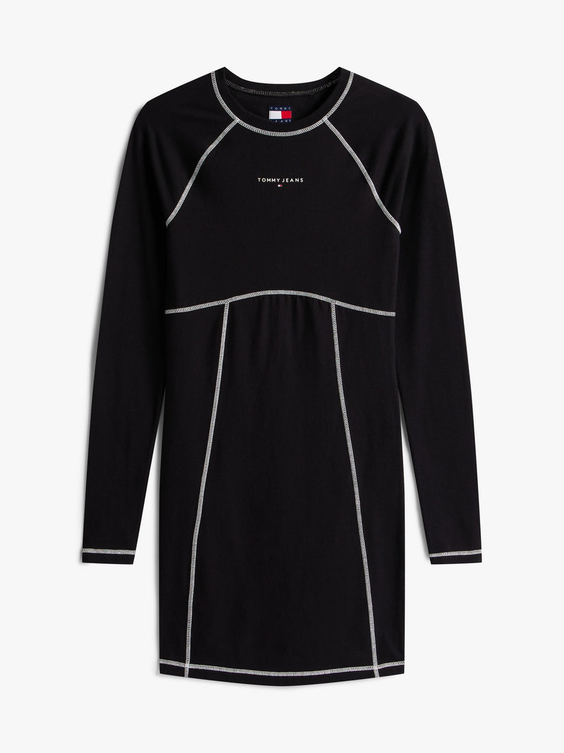 Full Sleeve Solid Cotton Jersey Bodycon Dress