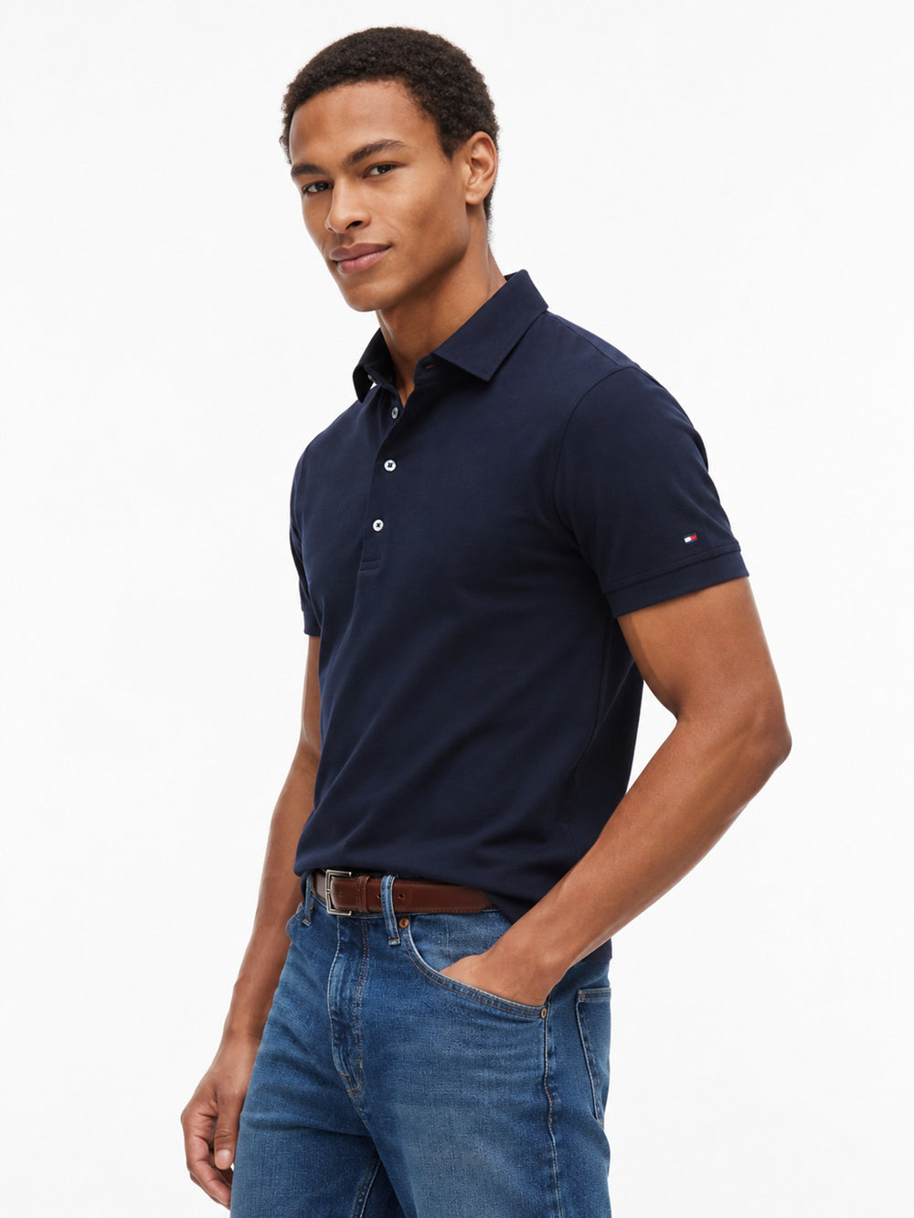 Regular Fit Solid Pique Polo