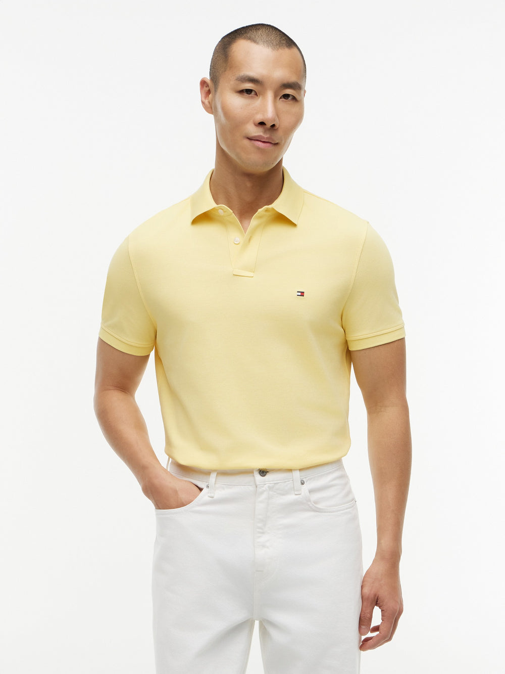 Regular Fit Solid Pique Polo