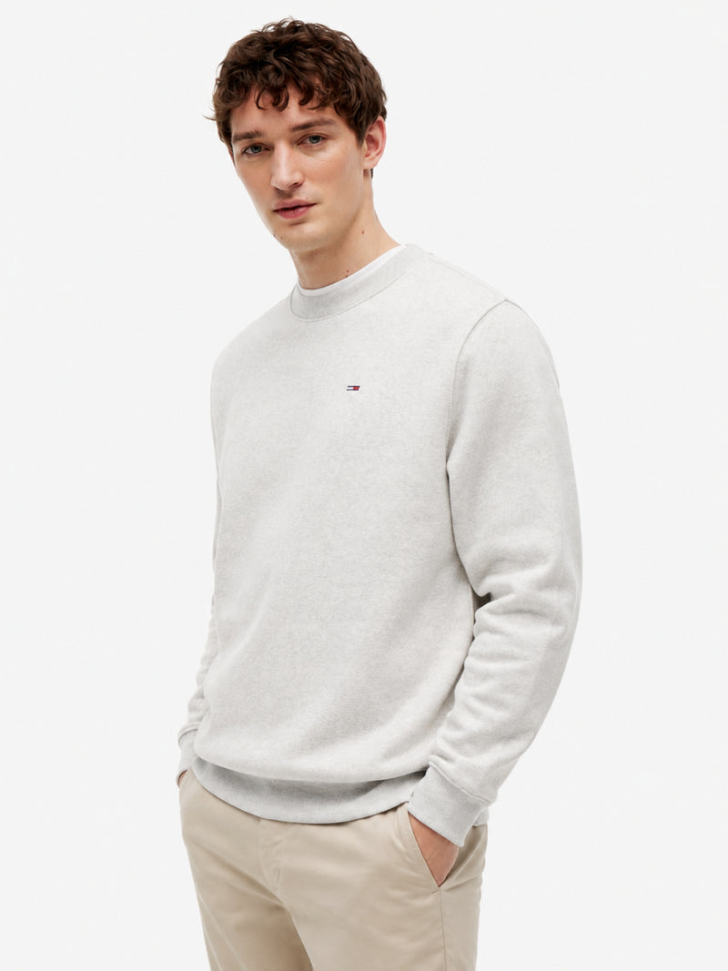 Regular Fit Brushed Fleece Crew Neck Sweatshirt