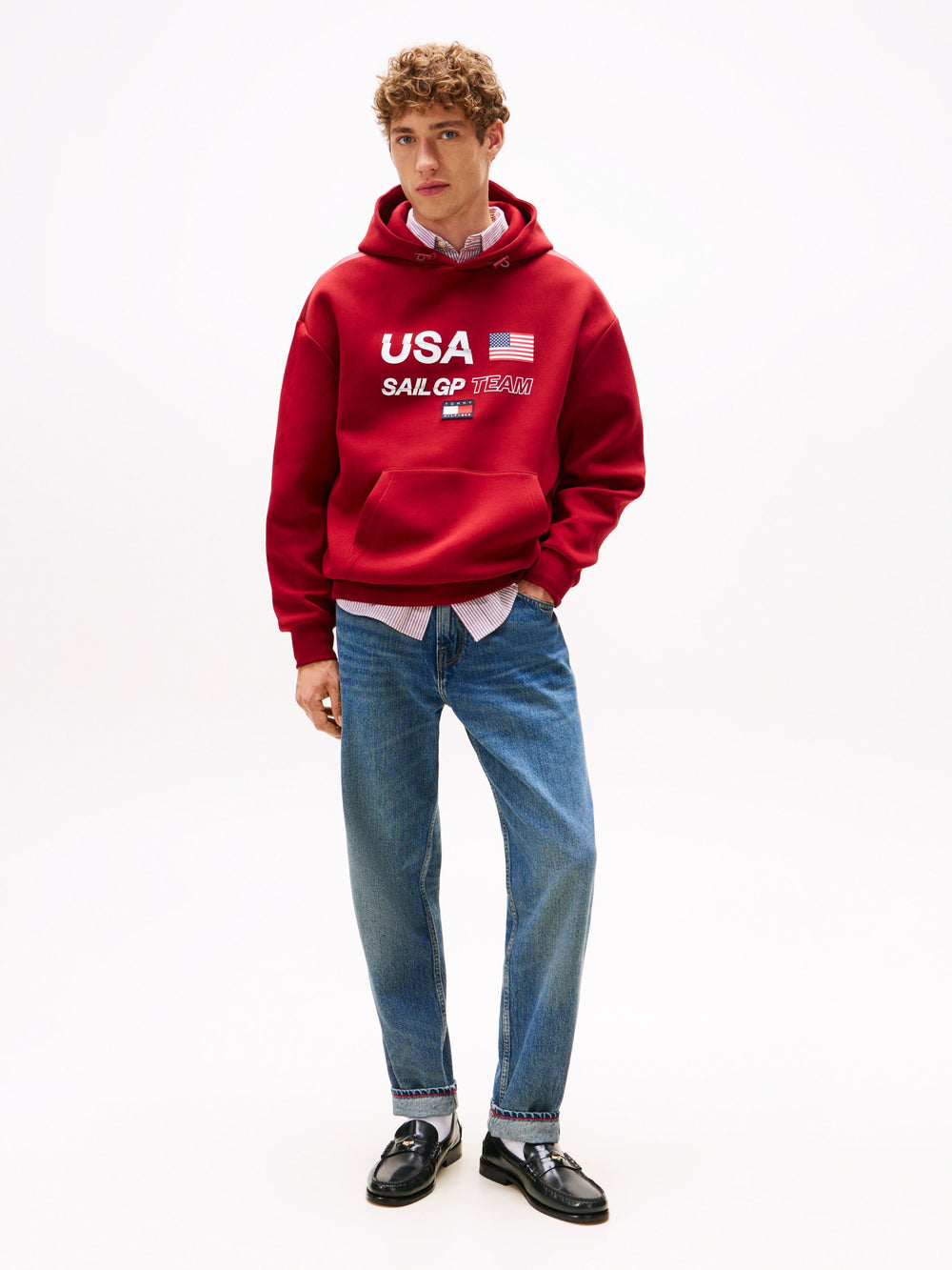 Relaxed Fit Interlock Hoodie