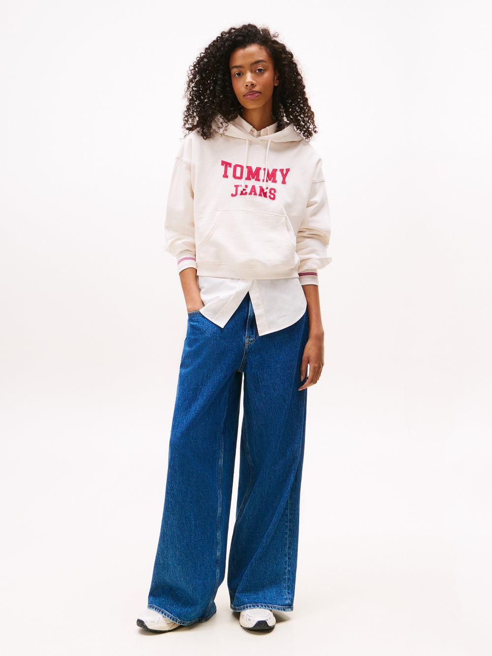 Relaxed Fit Terry Hoodie