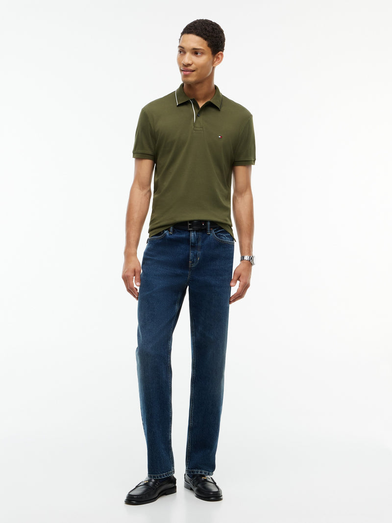 Slim Fit Interlock Polo