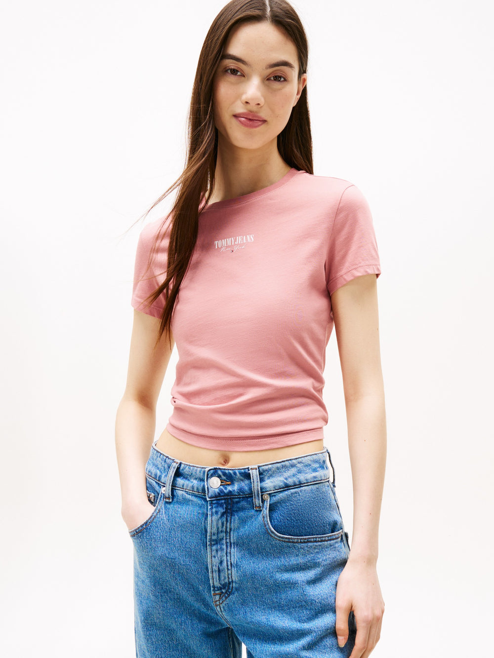 Solid Slim Fit Half Sleeve Cotton Jersey T-Shirt