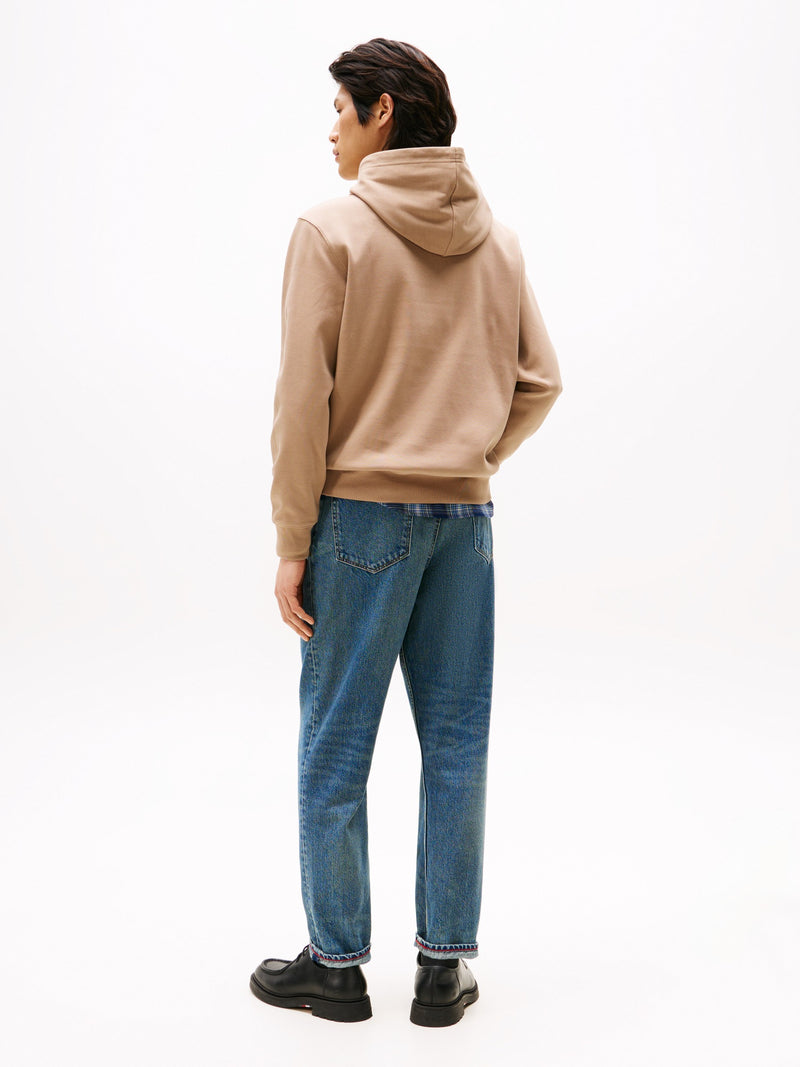 Regular Fit Graphic Embossed Hoodie
