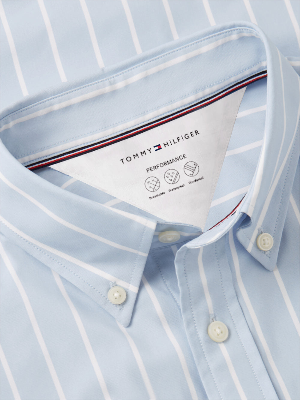 Regular Fit Stripe Performance Shirt