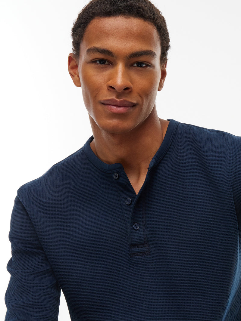 Regular Fit Henley Long Sleeve T-Shirt