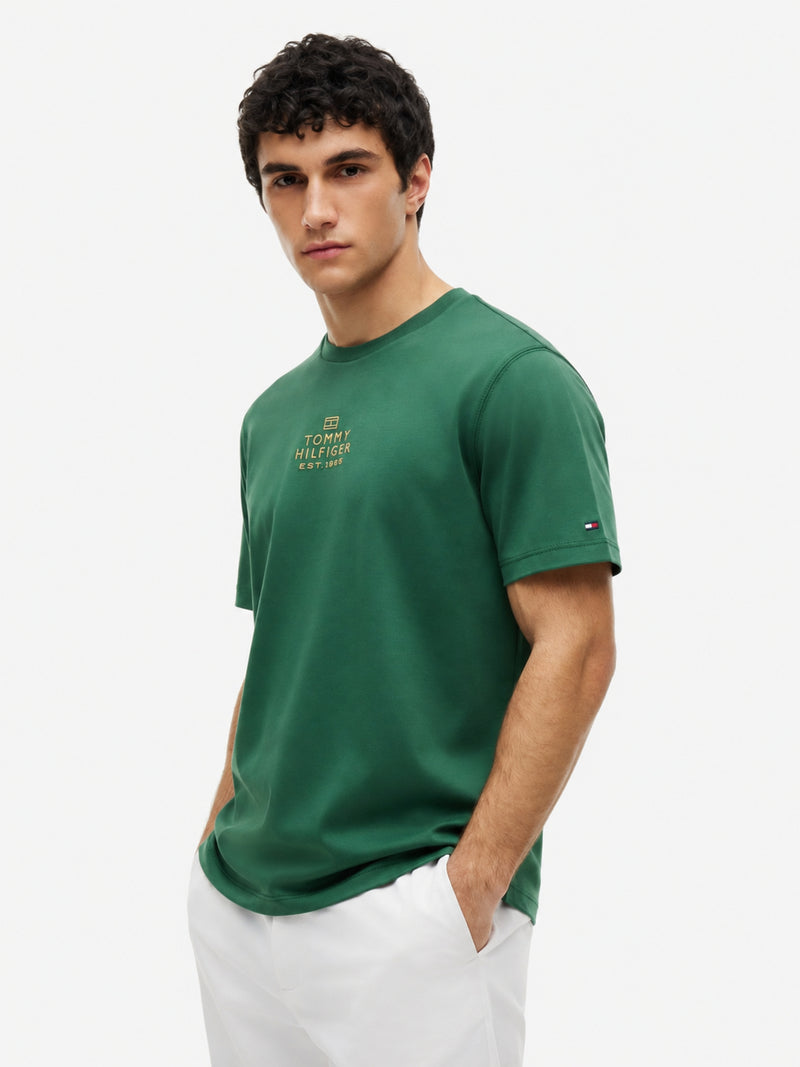 Regular Fit Embroidered Interlock Tshirt