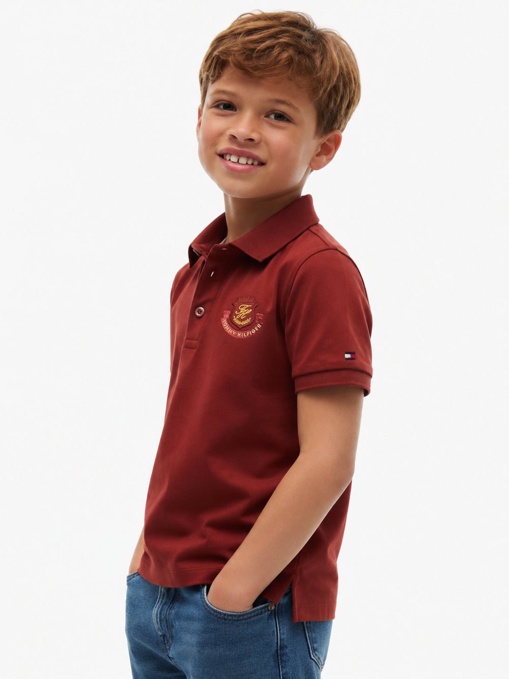 Kids Interlock Polo