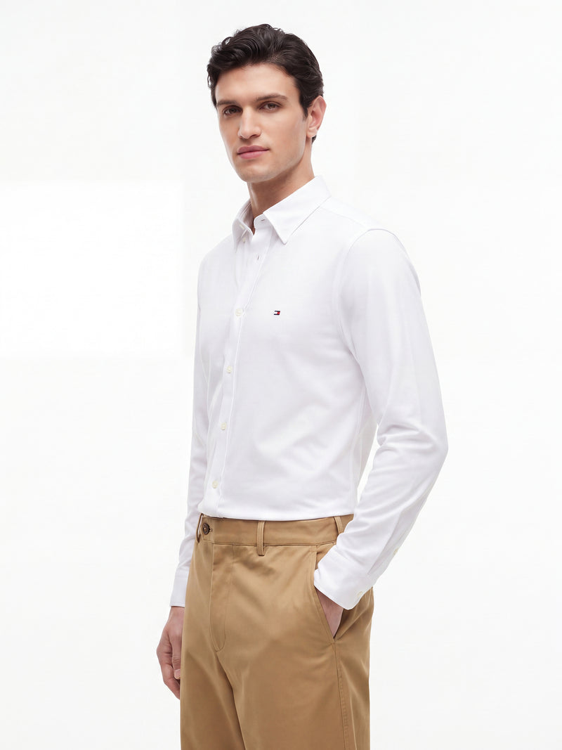 Slim Fit Solid Performance Shirt