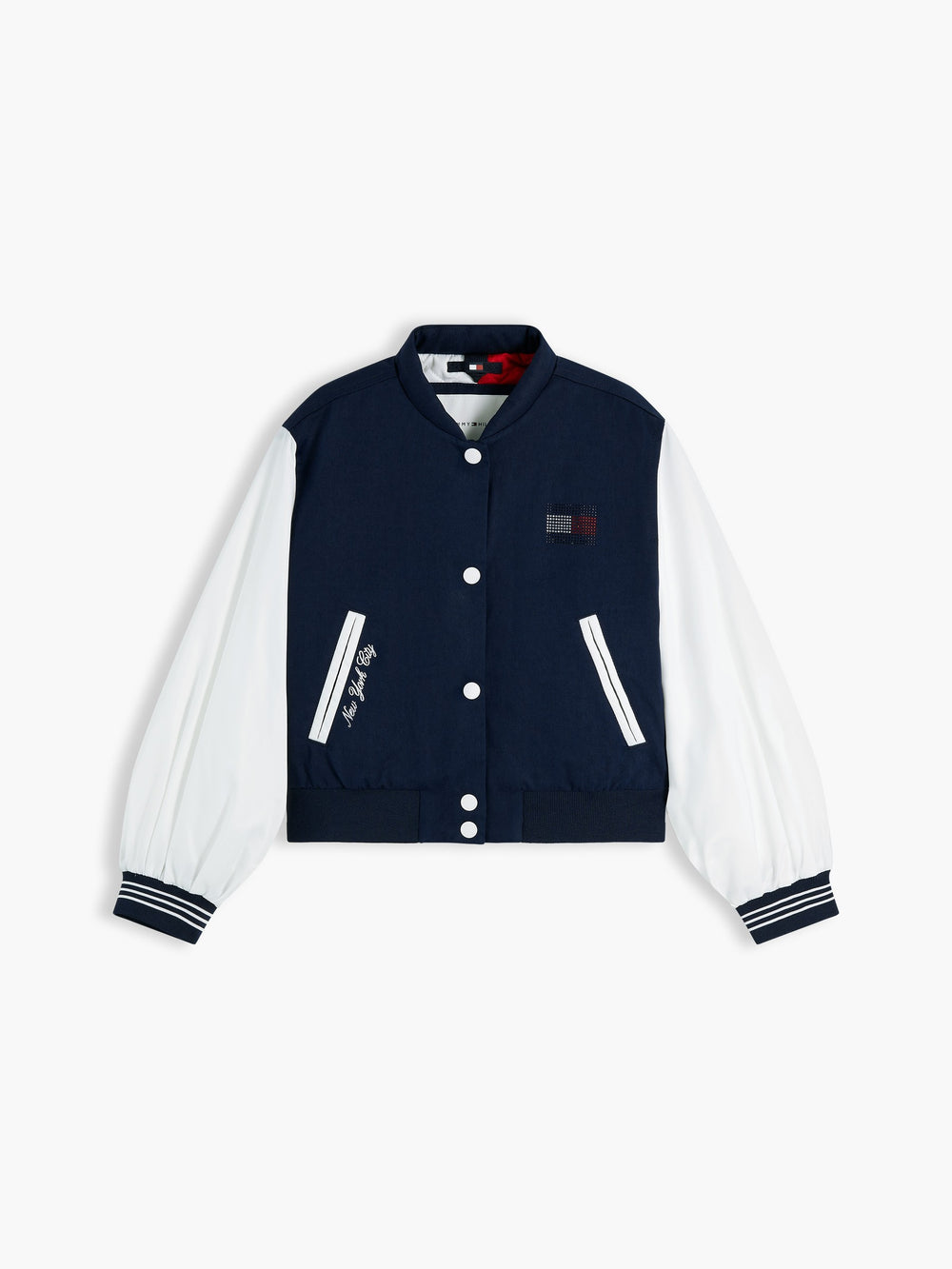 Kids Color Block Bomber Jacket