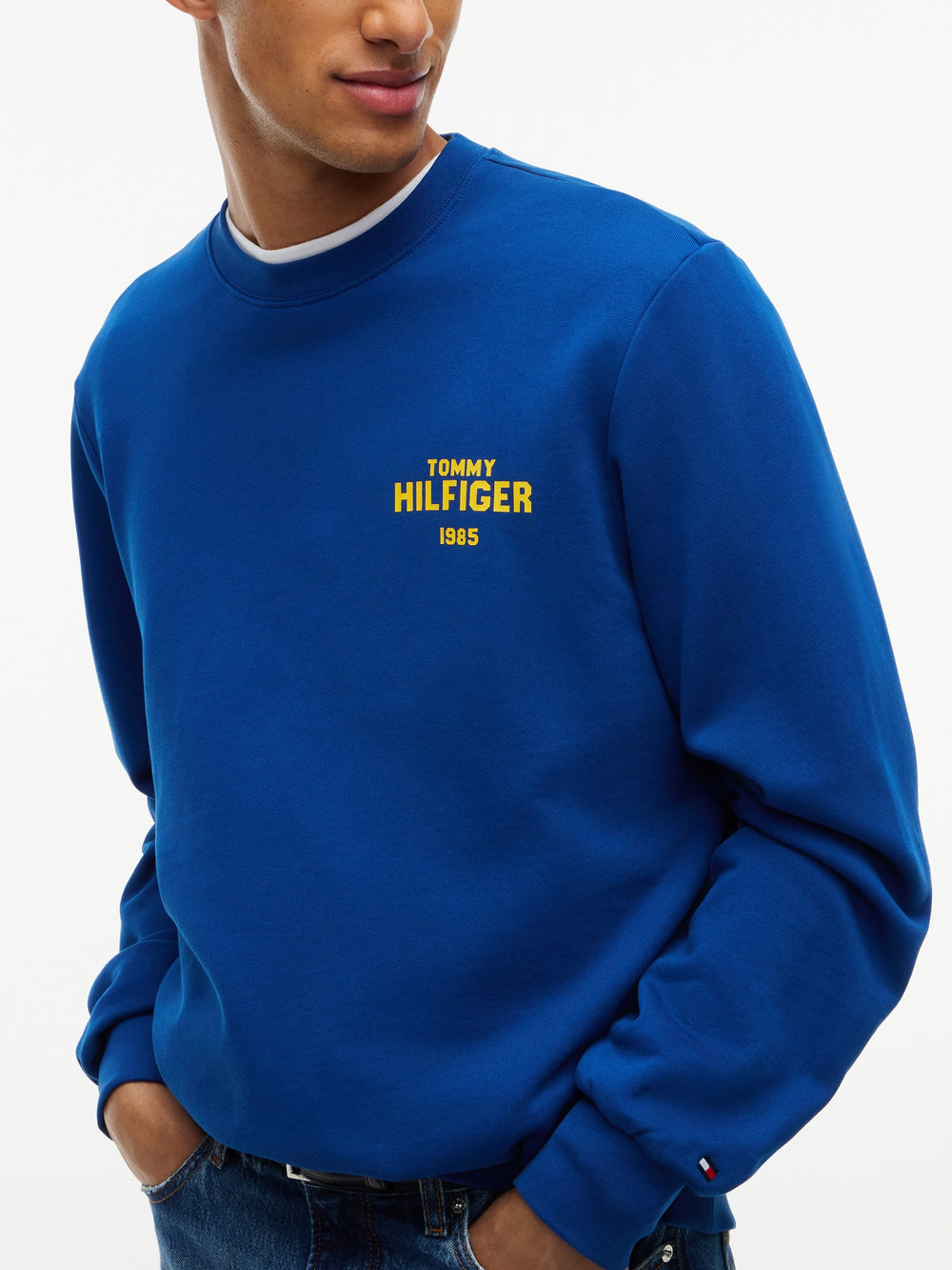 Crew Neck Terry Sweatshirt