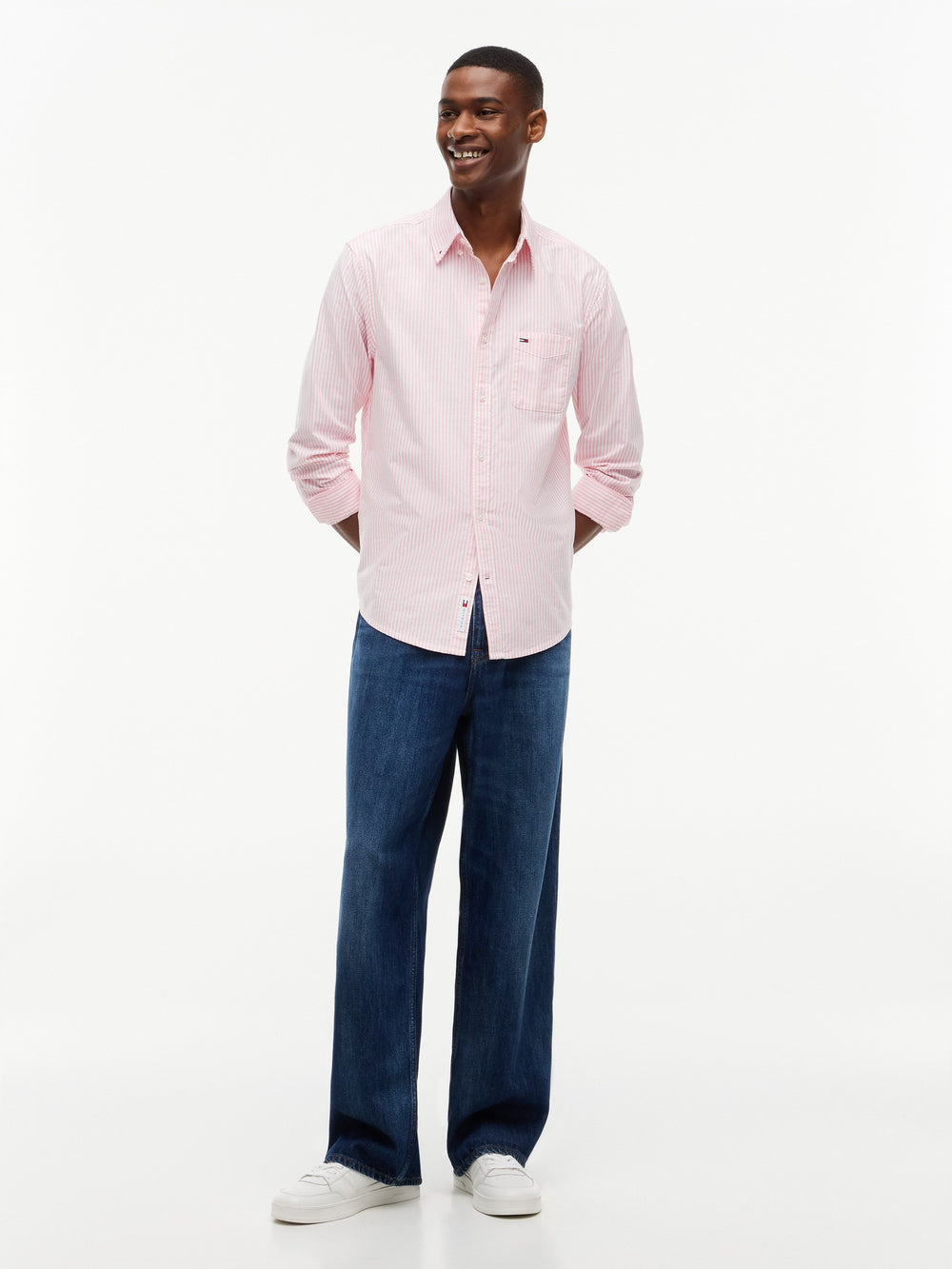 Regular Fit Stripe Oxford Shirt