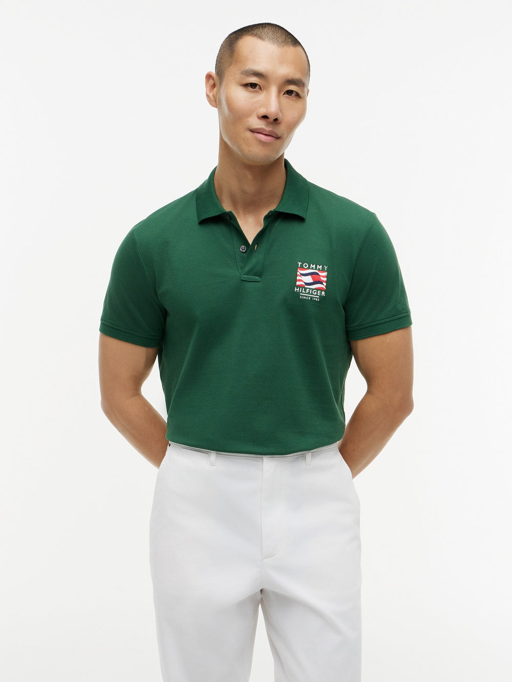 Regular Fit Graphic Pique Polo