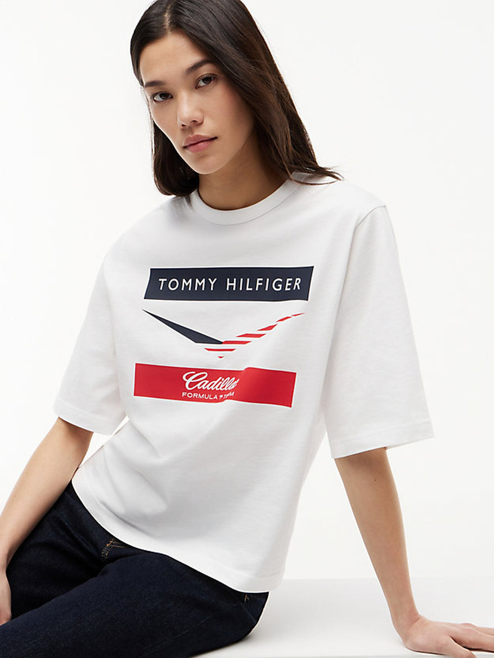 Solid Relaxed Fit Short Sleeve Cotton Jersey T-Shirt